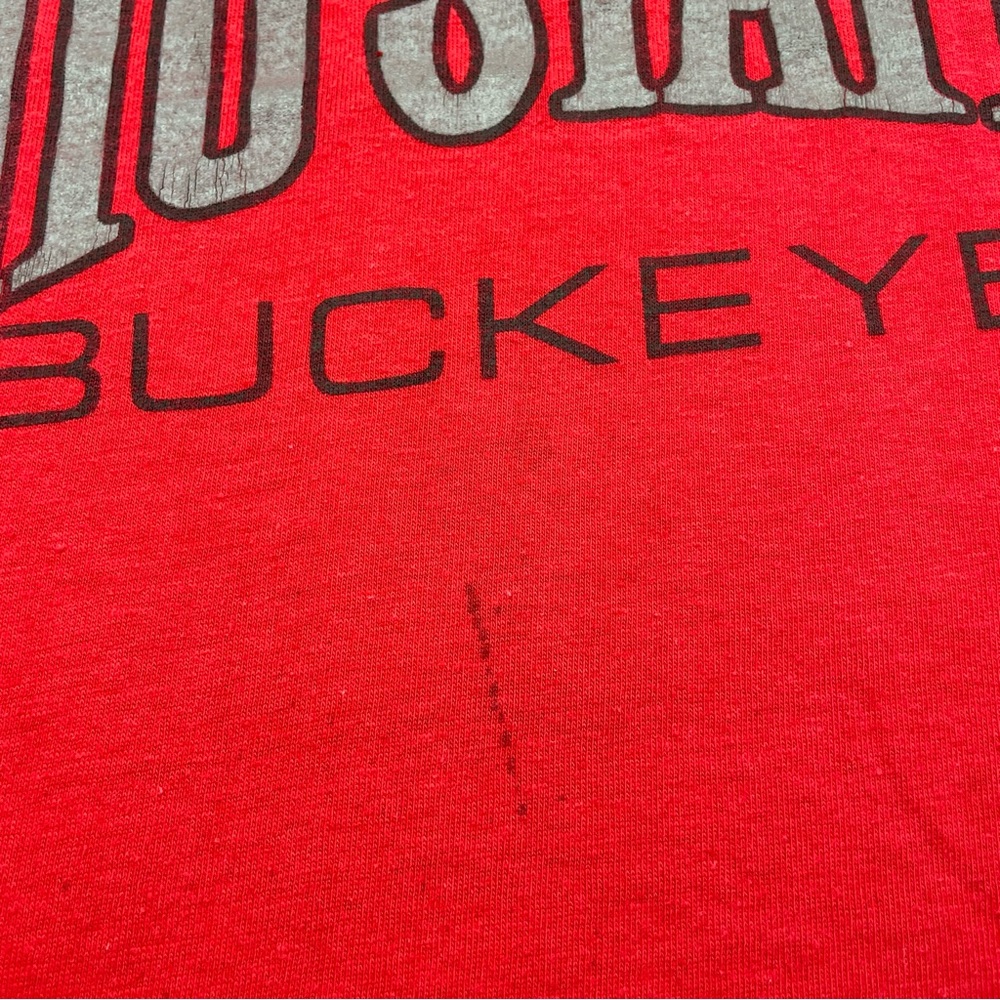 VTG 90s Ohio State Buckeyes Single Stitch Sleeveless Tank Top t-shirt adult sz S - Picture 11 of 12